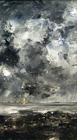 August Strindberg The Town France oil painting art